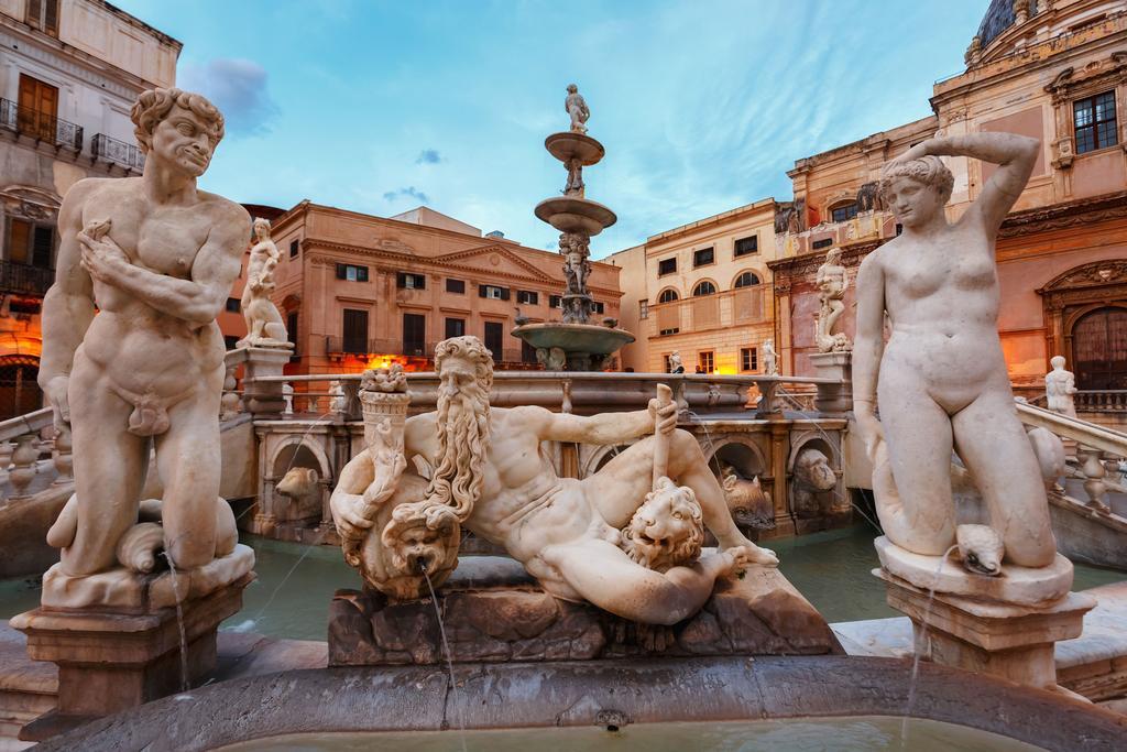 パレルモPalazzo Planetaアパートメント エクステリア 写真